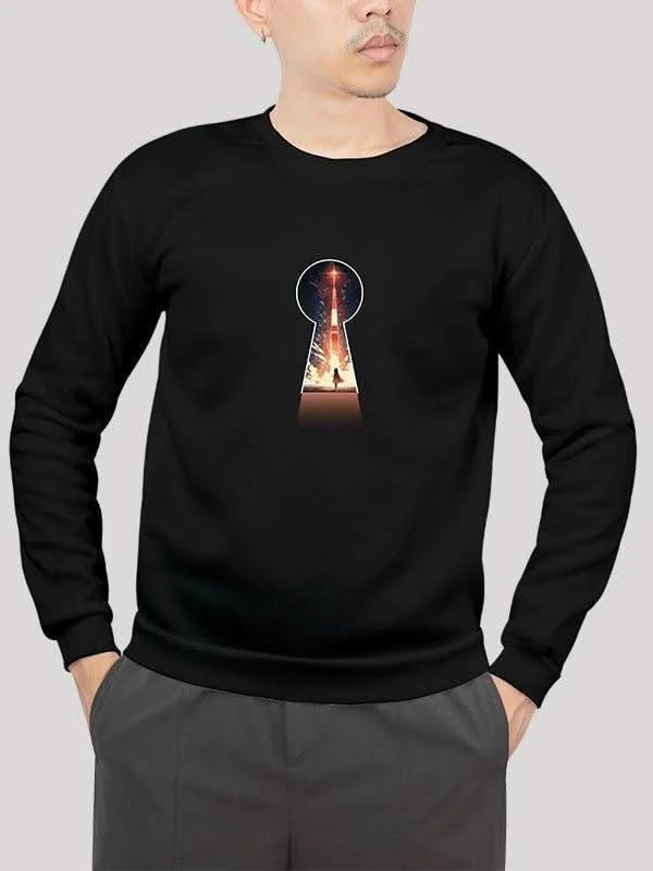 Black Sweatshirt for Men